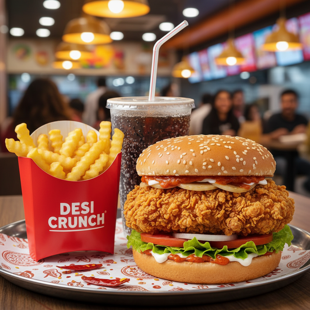 Crispy Crunch Burger Combo