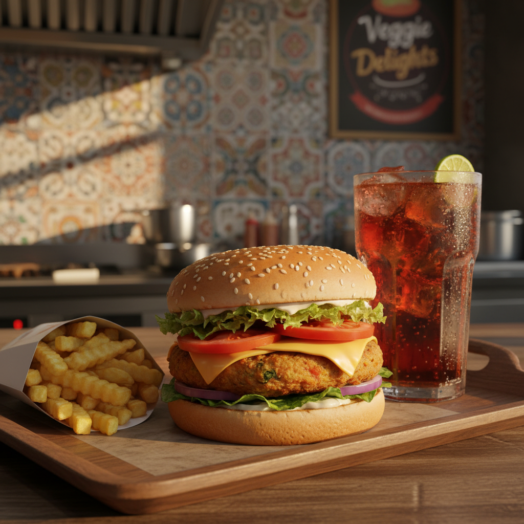 Veg Buddy Burger Combo